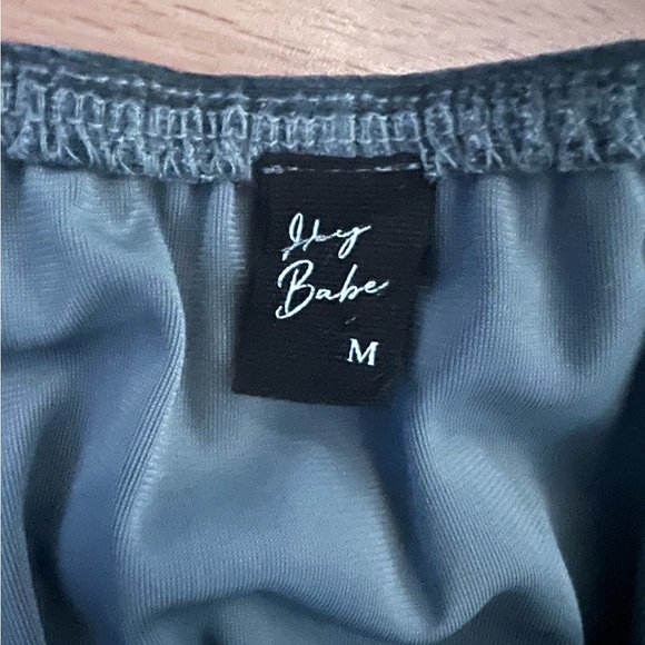 Velvet Blue/Green Top from Boutique - Picture 3 of 5